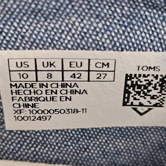 TOMS Disney Princess Alpargatas NWOT Women's Size 10 - Picture 8 of 8